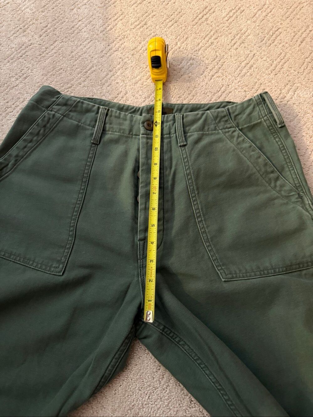 Mother Patch Pocket Private Ankle Fray in Roger That Size 30 - Picture 7 of 14